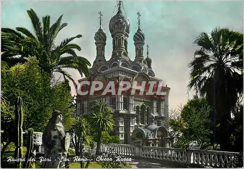 Cartes postales moderne San Remo Riviera dei fiori Eglise Russe