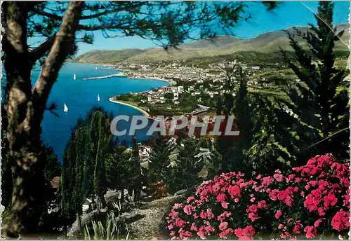 Moderne Karte San Remo Riviera dei fiori Panorama de Levante