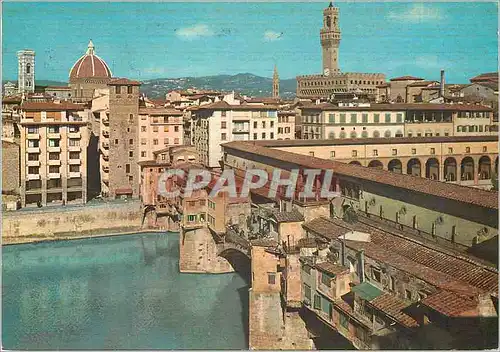 Cartes postales moderne Firenze Ponte Vecchio et panorame