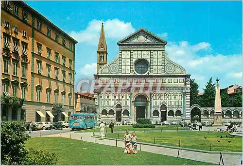 Moderne Karte Firenze Basilique et Place de St Maria Novella