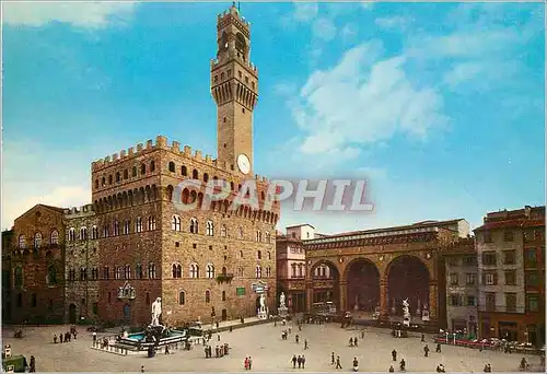 Moderne Karte Firenze Piazza della Signoria