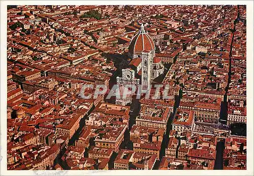 Moderne Karte Firenze Panorama vu de l'avion