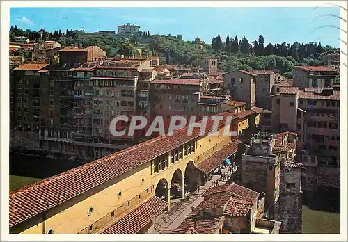 Cartes postales moderne Firenze Raccourci du Ponte Vecchio