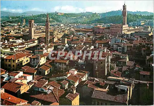 Moderne Karte Firenze Panorama des collines Florentines