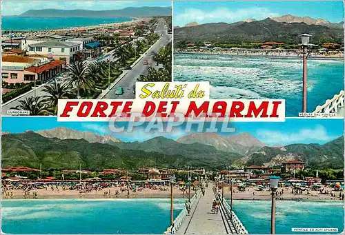 Moderne Karte Forte dei Marmi