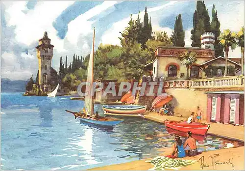 Cartes postales moderne Gardone Riviera (Lago di Garda) Torre S Marco e Casino