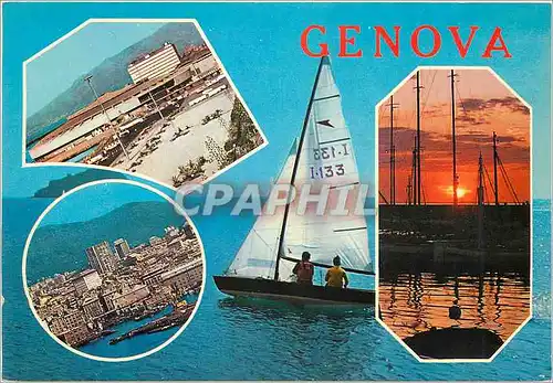 Cartes postales moderne Genova Bateau