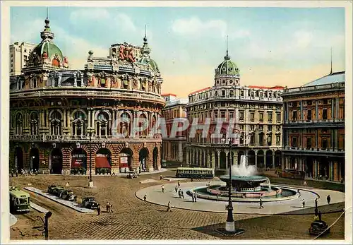 Cartes postales moderne Genova place de ferrari