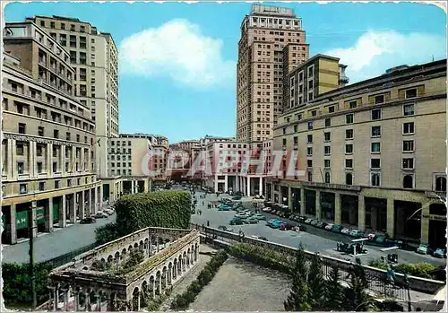 Cartes postales moderne Genova place dante et le cloite de st andrea