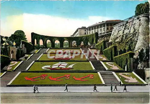 Cartes postales moderne Genova les jardins de la place de la victoire