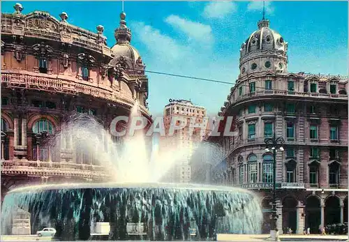 Cartes postales moderne Genova place de ferrari