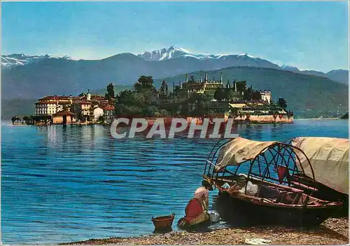 Cartes postales moderne Lac majeur isola bella