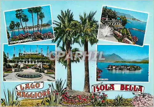 Cartes postales moderne Lac majeur isola bella