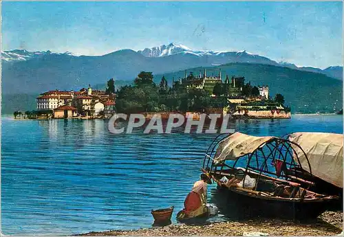 Cartes postales moderne Lac majeur isola bella