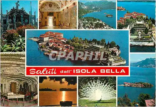 Cartes postales moderne Lac majeur isola bella