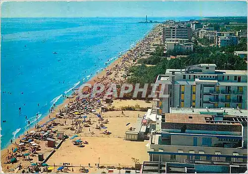 Moderne Karte Jesolo panorama place avec le phare