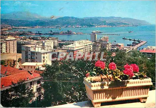 Moderne Karte La spezia panorama