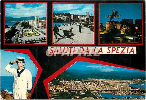 Cartes postales moderne Saluti de la La spezia