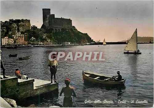 Cartes postales moderne Lerici le ch�teau Pecheurs