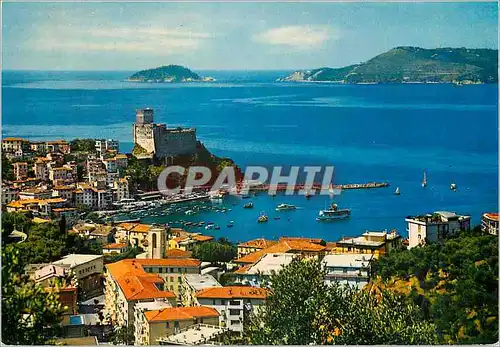 Cartes postales moderne Lerici panorama sur le fond l'ile palmaria