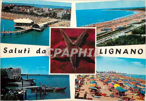 Cartes postales moderne lignano panorama la spiaggia