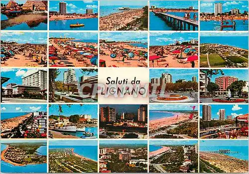 Cartes postales moderne Saluti lignano