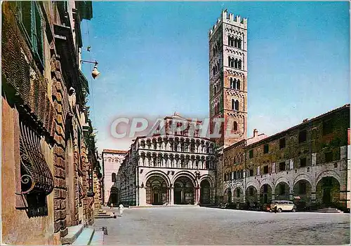 Moderne Karte Lucca la cathedrale