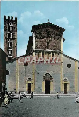 Moderne Karte Lucca basilica di s frediano