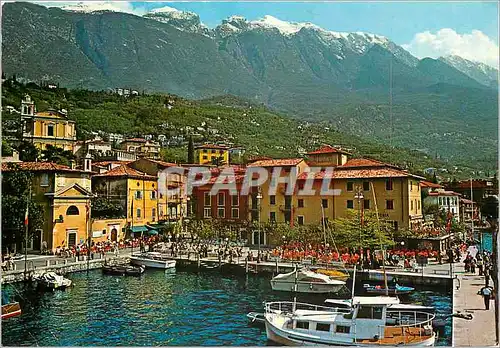 Cartes postales moderne Malcesine lac de garda le port Bateaux