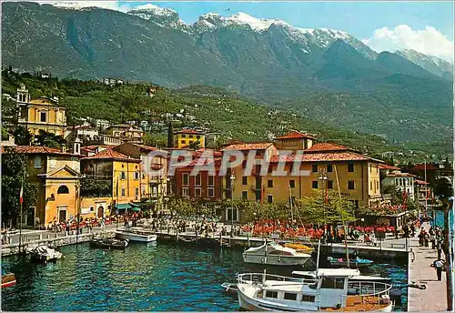 Cartes postales moderne Malcesine lago di garda Bateaux