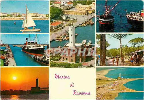 Cartes postales moderne Un bonjour de marina di ravenna