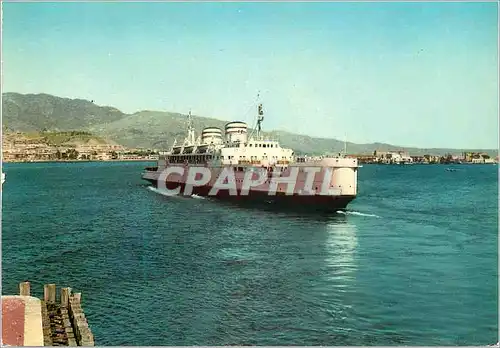 Moderne Karte Messina le navire trajet Bateau