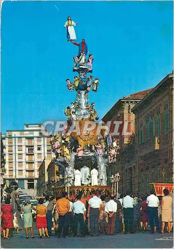 Cartes postales moderne Messina Divertissements du mois d'Aout La Vara