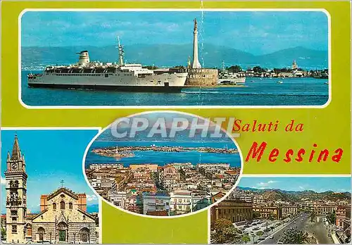 Cartes postales moderne Messina Bateau