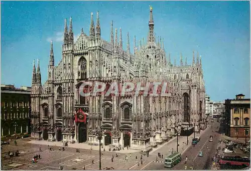 Moderne Karte Milano La Cathedrale