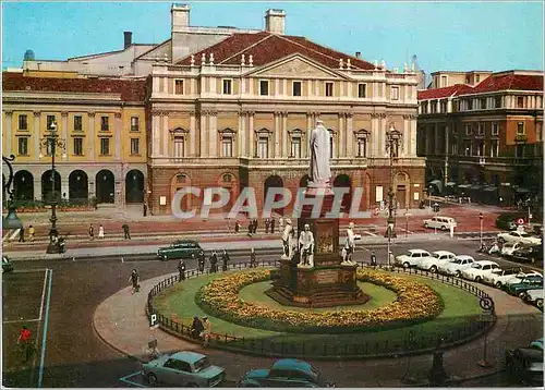 Cartes postales moderne Milano Place de la Scala