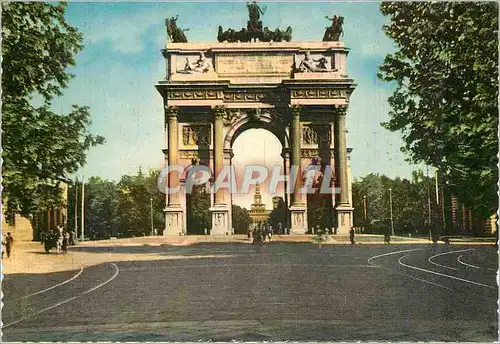 Moderne Karte Milano Arc de la Paix