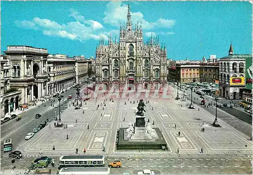 Moderne Karte Milano Place du Dome