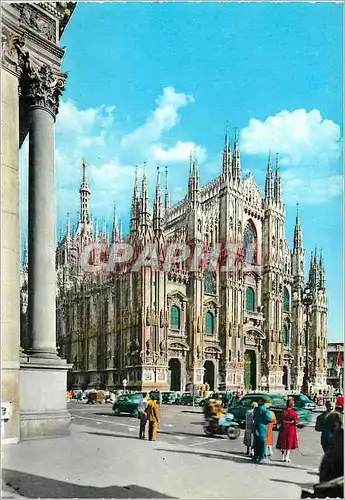 Moderne Karte Milano La Cathedrale