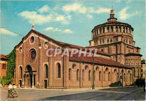 Moderne Karte Milano Eglise de Ste Maria des Graces