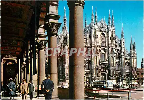 Moderne Karte Milano Place du Dome