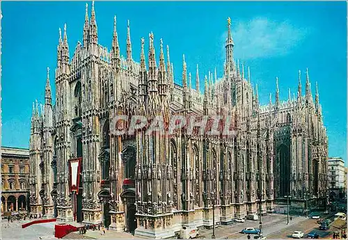 Moderne Karte Milano Le Dome