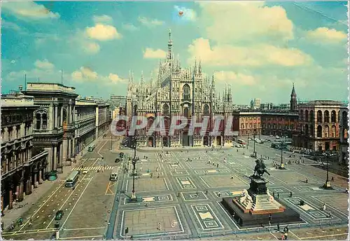 Cartes postales moderne Milano Place du Dome