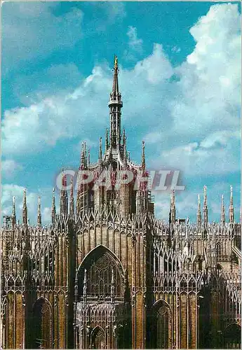 Cartes postales moderne Milano Le Dome La fleche centrale