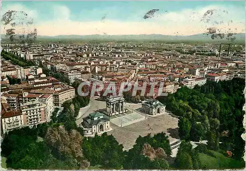 Moderne Karte Milano Panorama