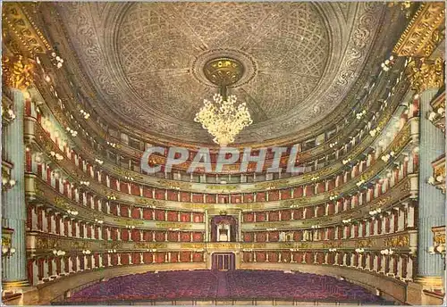 Cartes postales moderne Milano Interieur de la Scala