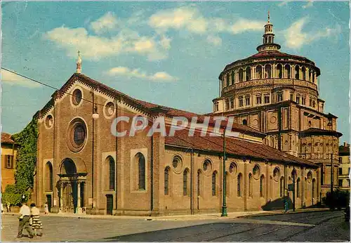 Moderne Karte Milano Eglise de Ste Maria des Graces
