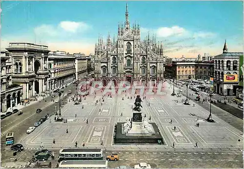 Moderne Karte Milano Place du Dome