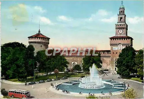 Cartes postales moderne Milano Chateau des Sforza