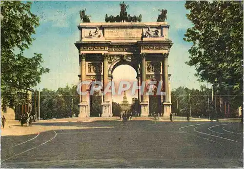 Moderne Karte Milano Arc de la Paix